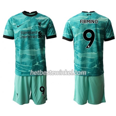 Liverpool Roberto Firmino 9 Voetbaltenues Kind Uit 2020/21 - SS (+ Korte broeken)